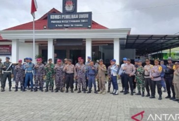 TNI-Polri dan Satpol PP Kupang Perketat Pengamanan Jelang Pemilu 2024