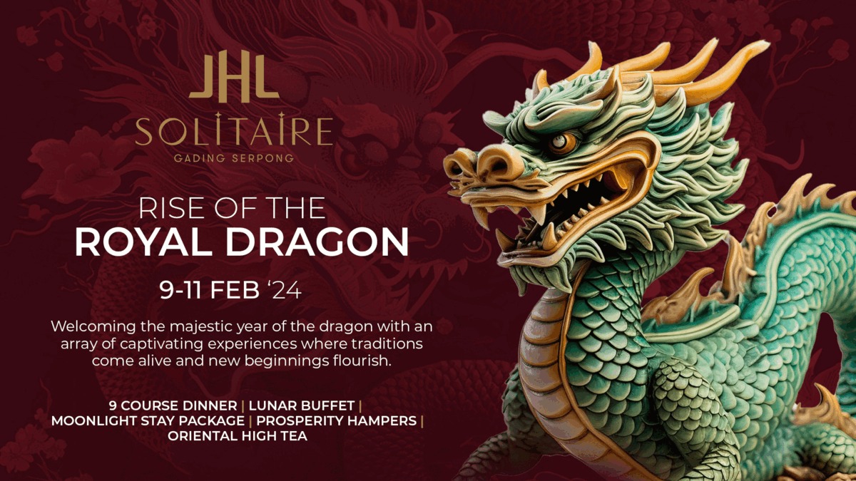 Rayakan Tahun Baru Imlek 2024, Hotel JHL Solitaire Gading Serpong Persembahkan “Rise of Royal Dragon”