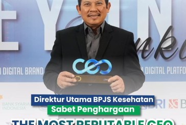 Berhasil Pimpin BPJS Kesehatan, Ghufron Mukti Dinobatkan sebagai “The Most Reputable CEO in Digital Space 2024”