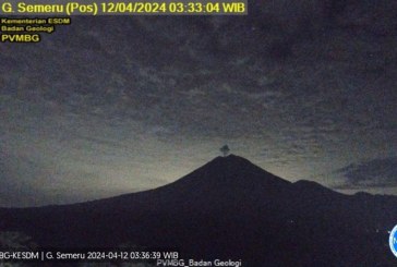 Erupsi Setinggi 700 Meter Kembali Terjadi di Gunung Semeru